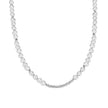 Colier din Argint Reins, cu perle naturale de apa dulce - Crushed Pearl, vedere pe fundal alb, 01R01-0013